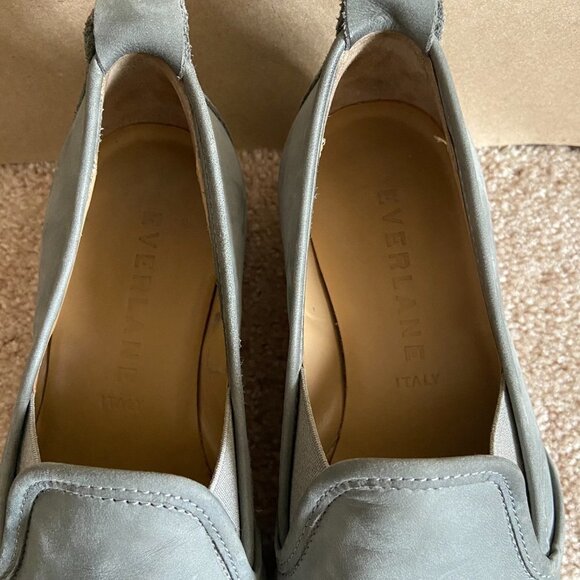 Everlane Grey Nubuck Street Flat Size 5 1/2 - Picture 3 of 8